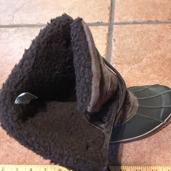 ABOUND BROWN LEATHER WINTER BOOTS SIZE 7M - Picture 7 of 16